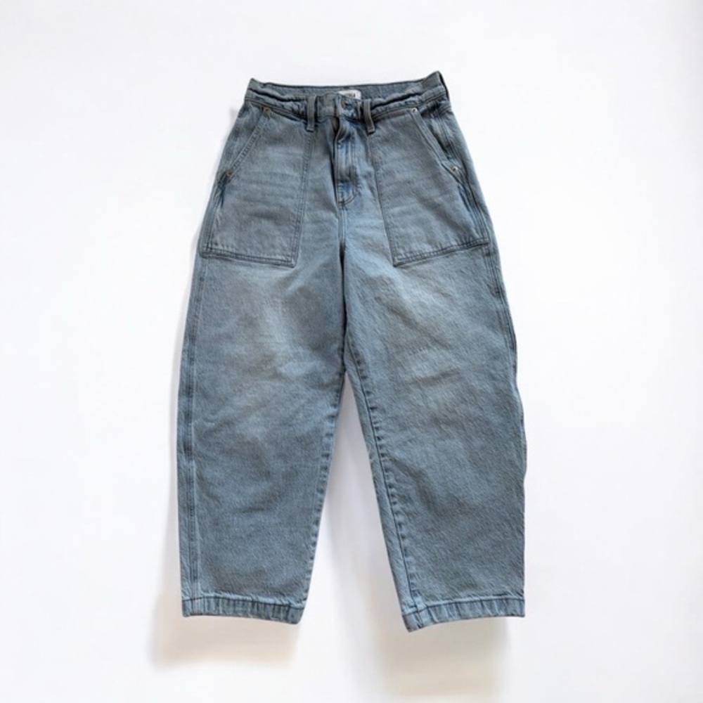 Pistola High Rise Barrel Leg Jeans